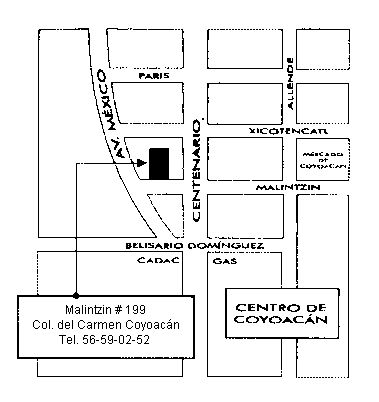 Mapa de ubicación de Casa Juan Pablos